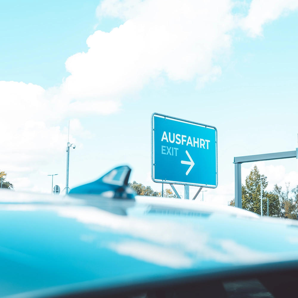 ausfahrt parkplatz flughafen nuernberg orientierung